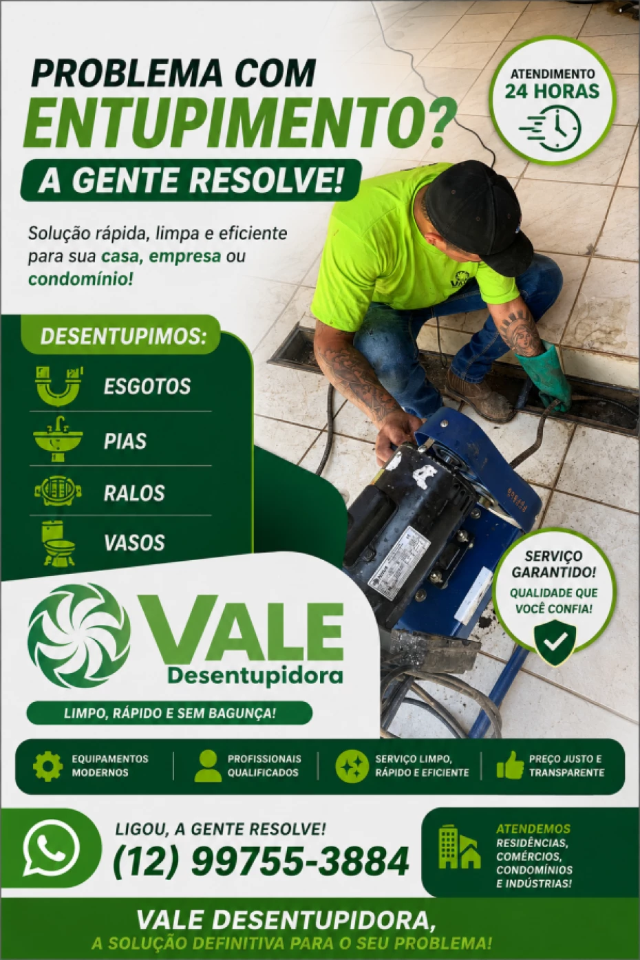 Foto 1:  — VALE DESENTUPIDORA 